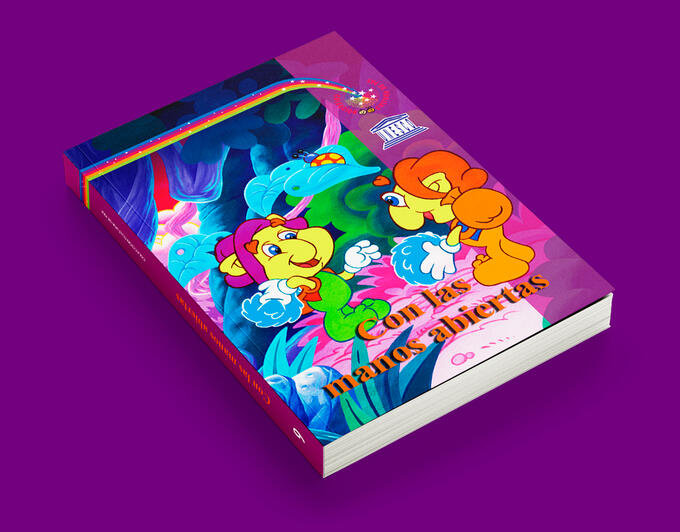 Tales Book "Con las manos abiertas" - RNTC Illustration for the Tales Book With Open Hands by the international foundation Radio Nederland Training Centre Latam - RNTC.